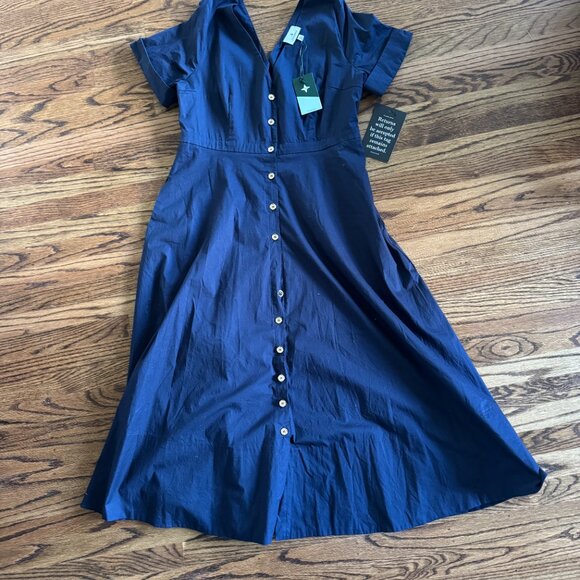 Tuckernuck Navy Kate Maxi Dress - Size XL - NWT! - Picture 3 of 6